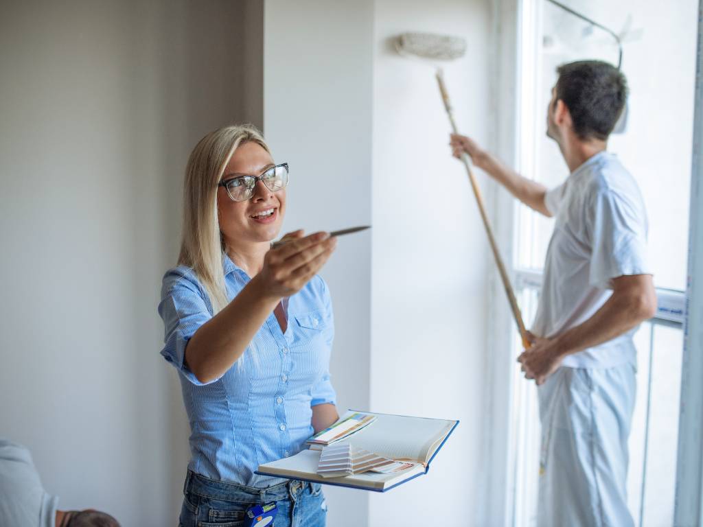 Property management interior painting