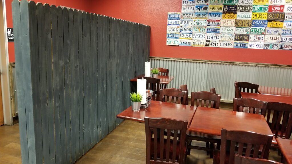 Restaurant interior painted by New Visions Painters in Las Vegas