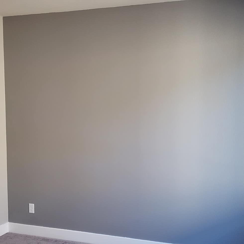 Interior accent wall painted in a Las Vegas home